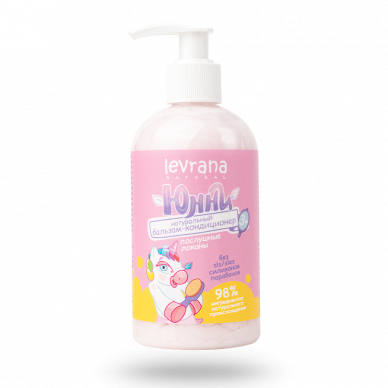 Детский бальзам-кондиционер ЮННИ Послушные локоны Levrana